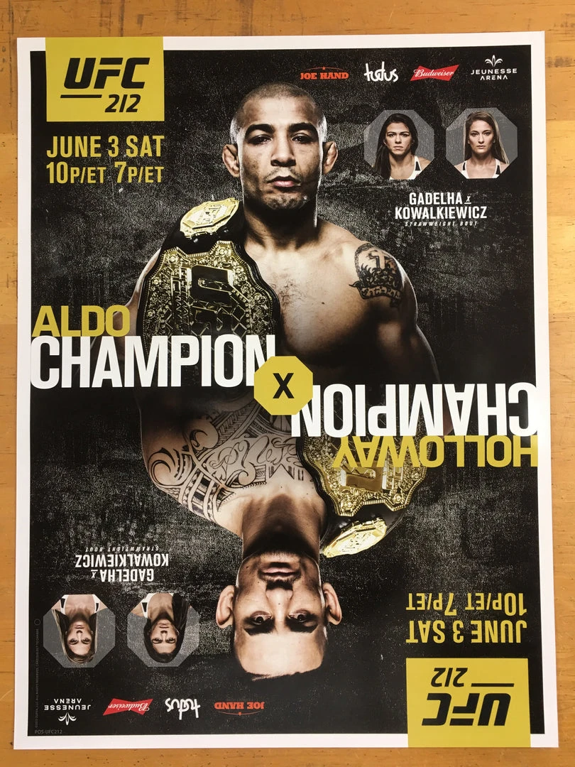 Sold Out Posters UFC 212 Poster - Aldo Vs Holloway