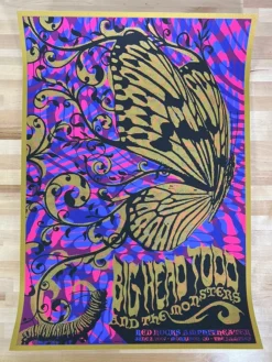 Big Head Todd & The Monsters - 2007 Todd Slater Poster Red Rocks Morrison, CO