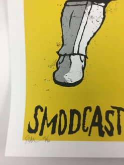 Gig Posters Smodcast - 2010 Todd Slater Poster Billings, MT San Francisco, CA Babcock Theatr