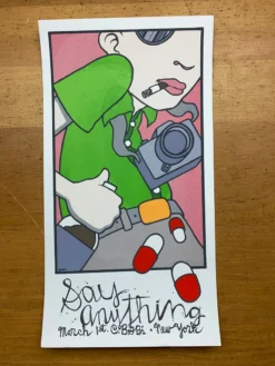 Say Anything - 2005 Mike Budai Poster New York City CBGB's Gig Posters
