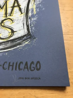 Alabama Shakes - 2016 Dan Grzeca Poster Chicago Civic Opera House