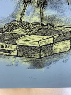 Art Prints Rural Corvus - 2009 Dan Grzeca Poster Art Print Asphalt Grey