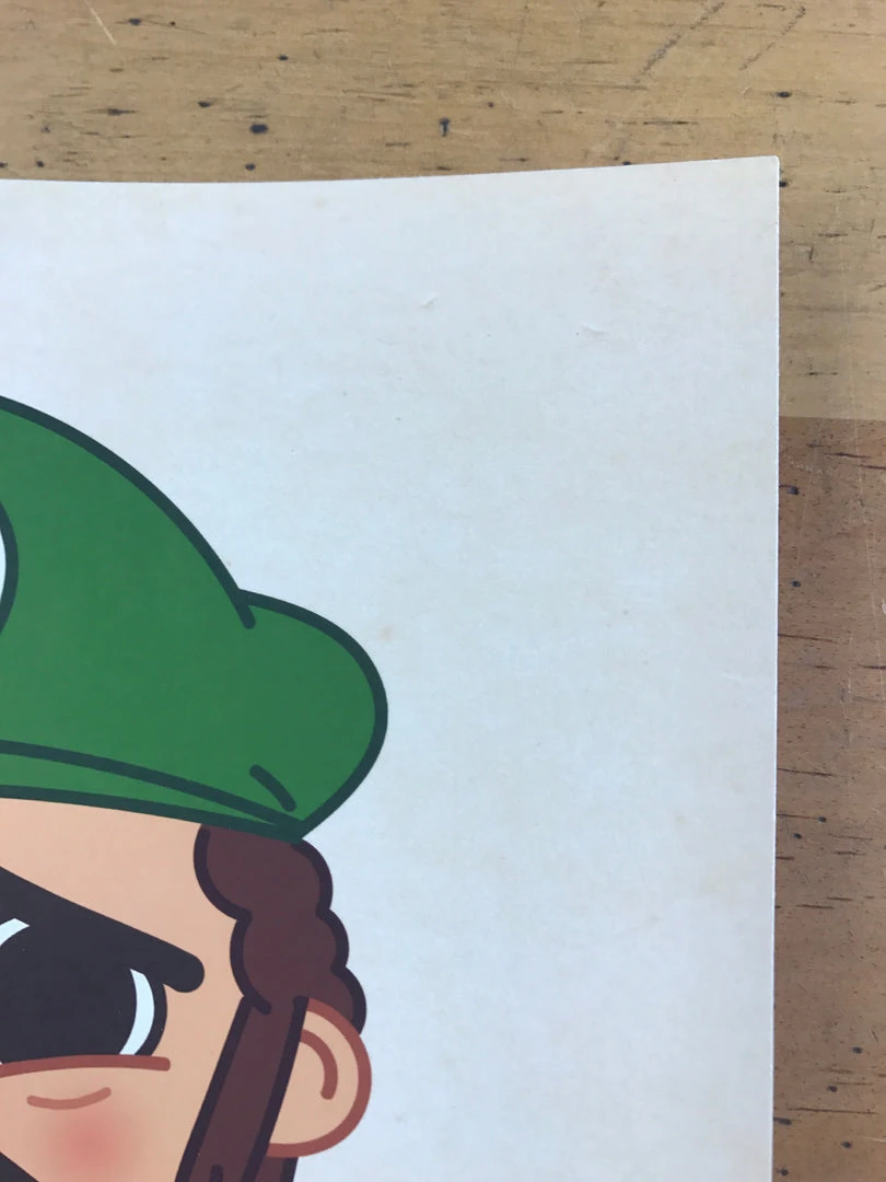 First Loser - 2016 Mike Mitchell Poster Luigi, Mario Brothers Art Prints