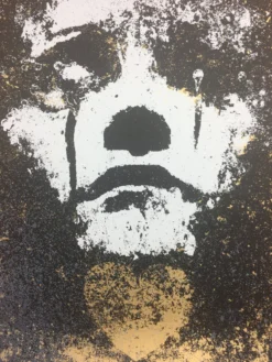 Winter Hearts - 2009 Jacob Bannon Art Print Gold Variant