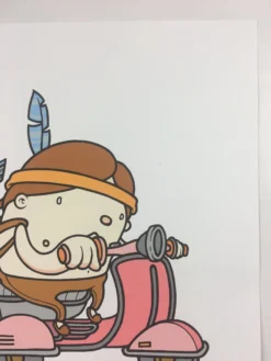 Untitled (Scooter) - 2008 Mike Budai Poster Art Print Art Prints