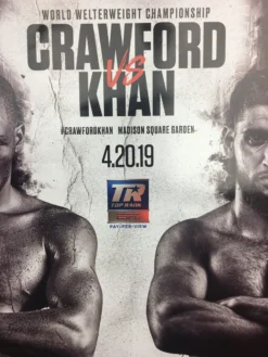 Sold Out Posters Boxing - 2019 Poster Crawford Vs Khan