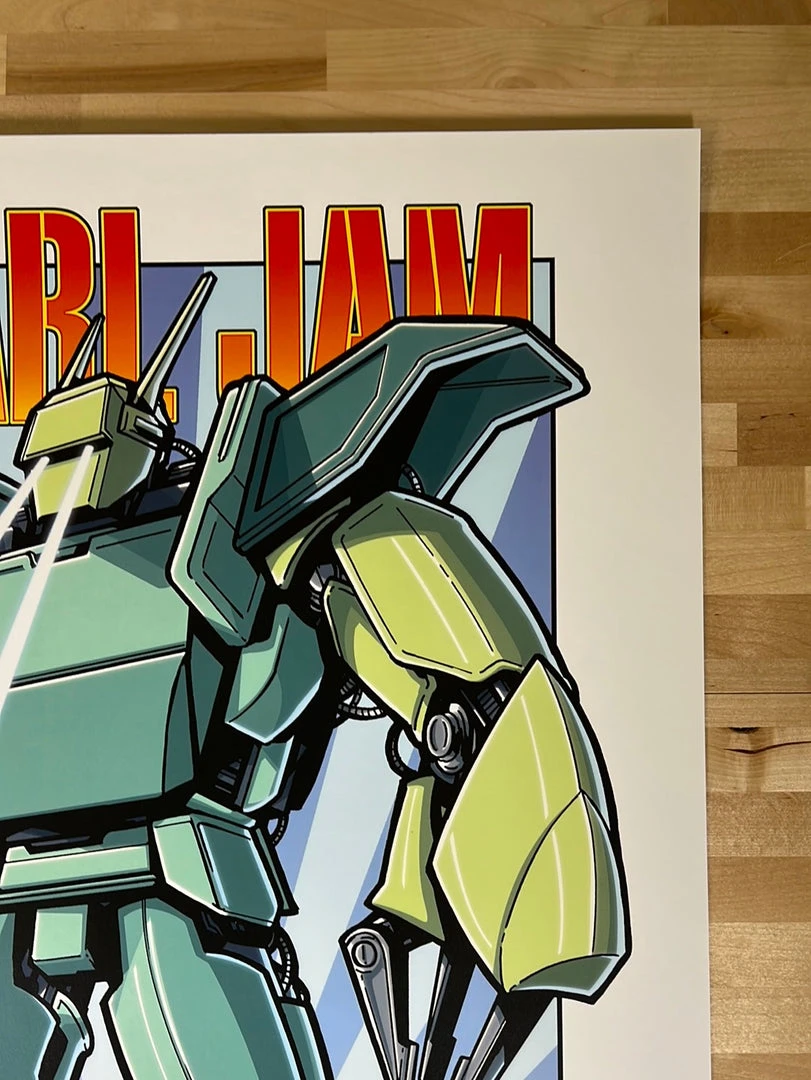 Pearl Jam - 2006 Joe Whyte Poster Brisbane, AUS Kings Of Leon