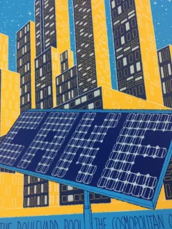 Cake - 2011 Todd Slater Poster Las Vegas, NV The Boulevard Pool Gig Posters