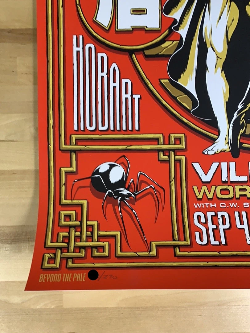 James Jirat Patradoon Queens Of The Stone Age - 2018 James Patradoon Poster Hobart, AUS