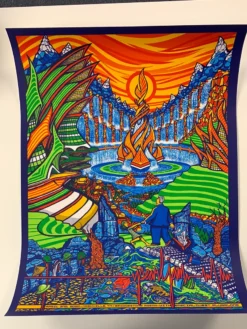 Gig Posters Pearl Jam - 2020 Brad Klausen Poster Nashville, TN 1st Ed Bridgestone Arena