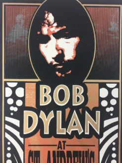 Gig Posters Bob Dylan - 1999 Mark Arminski Poster Detroit, MI St. Andrews Hall