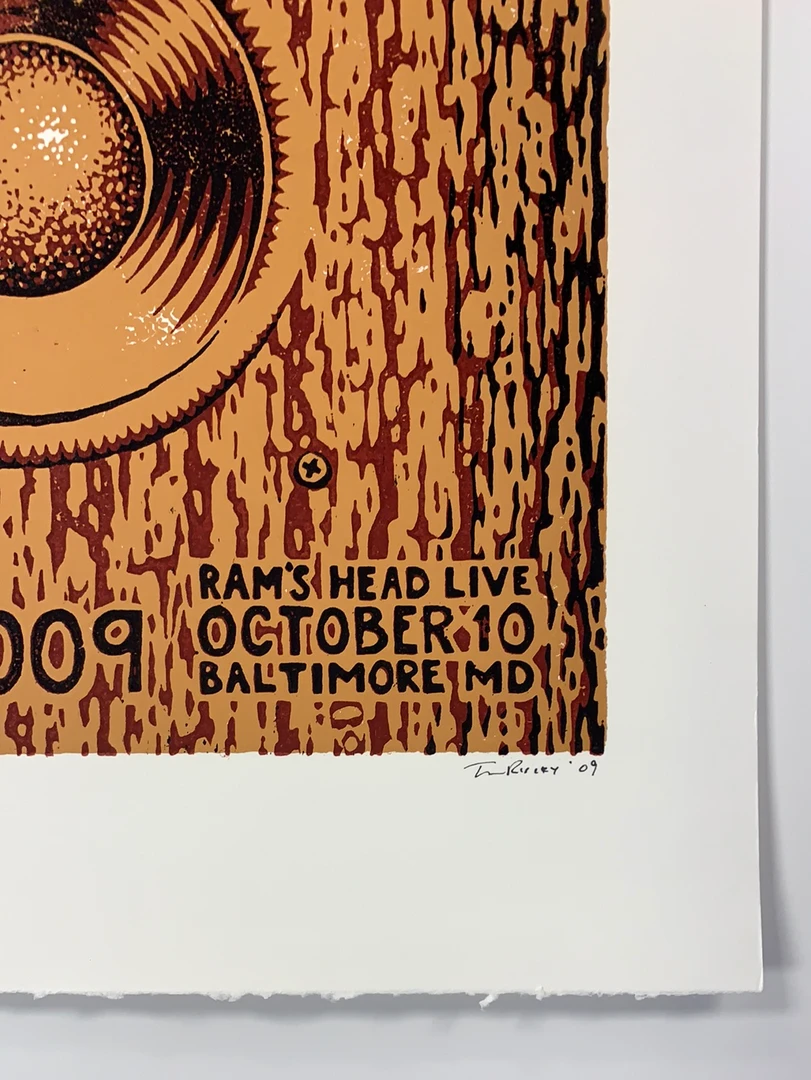 Yonder Mountain String Band - 2009 Timothy Ripley Poster Washington, DC Gig Posters