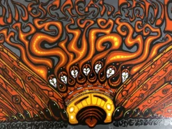 Widespread Panic - 2010 Jeff Wood Poster Red Rocks Morrison, CO Colorado