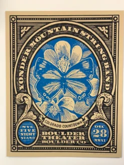 Yonder Mountain String Band - 2011 Johnny Sampson Poster Boulder, CO N2 Colorado