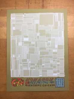 Nonagon - 2010 Jay Ryan Poster Chicago Quenchers Saloon Chicago, IL