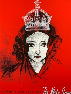 The White Stripes - 2007 Rob Jones Poster Vienna, AUT Gasometer Gig Posters