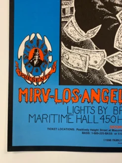 FD/ID 6 Fungo Mungo - 2006 Kelly Alton Poster Maritime Hall San Fran 1st Gig Posters