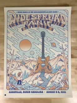 Gig Posters Widespread Panic - 2021 The Half And Half Poster Asheville, NC S/N