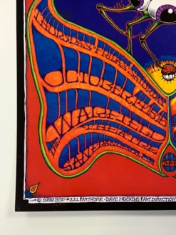 BGP 221 Widespread Panic - 1999 Dave Huckins The Warfield Theatre San Fran 1st Gig Posters