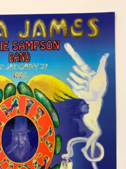 FD/ID 5 Etta James - 1996 Lee Conklin Poster Maritime Hall San Fran 1st Gig Posters