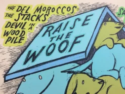 Raise The Woof - 2009 Jay Ryan Poster Chicago, IL House Of Blues With Devil In A