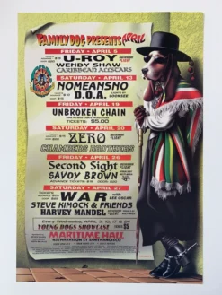 MHP XX Maritime Hall - 1996 Jim Phillips Poster April San Fran 1st Gig Posters