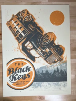 The Black Keys - 2012 John Vogl Poster Portland, ME Gig Posters