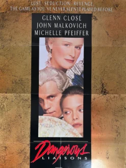 Sold Out Posters Dangerous Liaisons - 1988 One Sheet Movie Poster Original Vintage 27x40