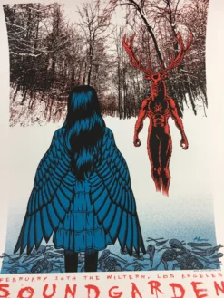 Soundgarden - 2013 Justin Hampton Poster Los Angeles Wiltern Theatre