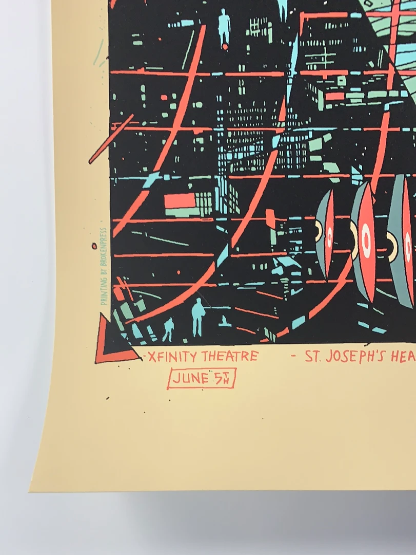 Imagine Dragons - 2018 Tyler Stout Poster Saratoga, Hartford, Syracuse