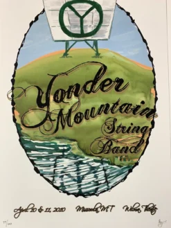 Gig Posters Yonder Mountain String Band - 2010 Brian Langeliers Poster Missoula, MT