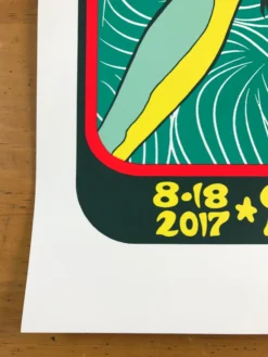 Umphrey's McGee - 2017 Jermaine Rogers Poster Atlanta, Chastain Park Amphitheatr Gig Posters