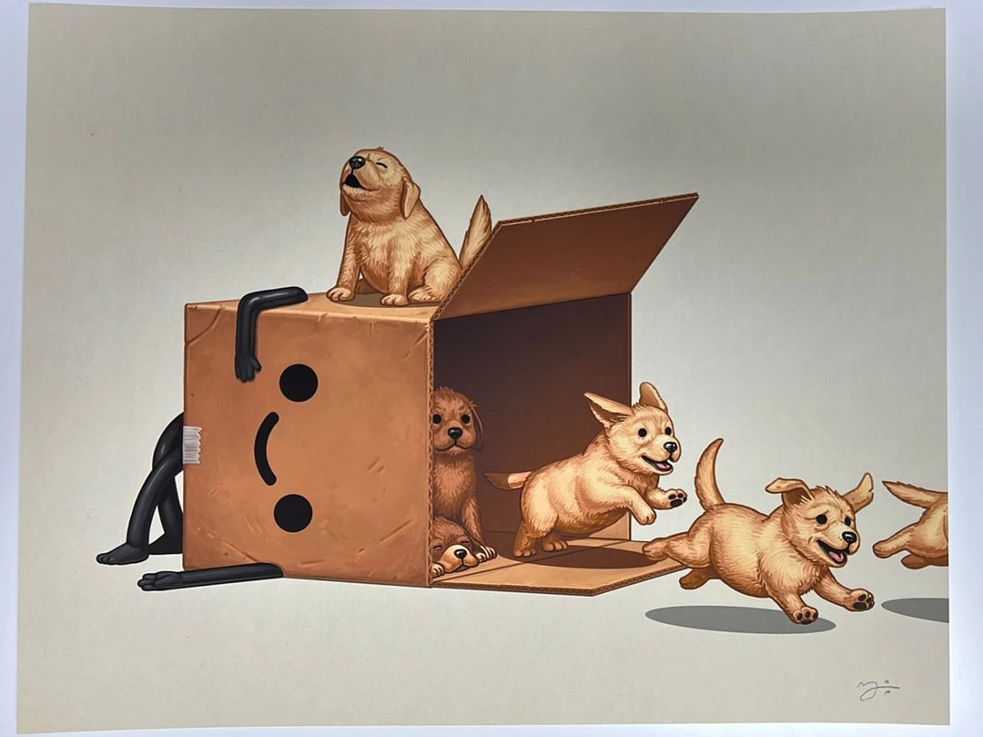 Boxo II (2) - 2019 Mike Mitchell Poster Print SOFA Con AP Art Prints