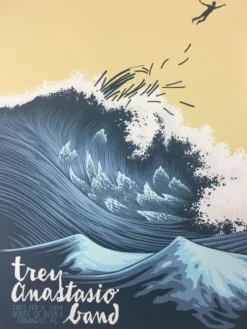 Trey Anastasio Band - 2014 Justin Santora Poster Orlando, FL House Of Blues Gig Posters