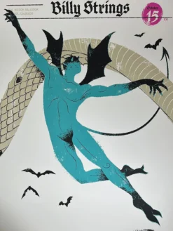 Billy Strings - 2021 Delicious Design League Poster Denver, CO 10/15 1st