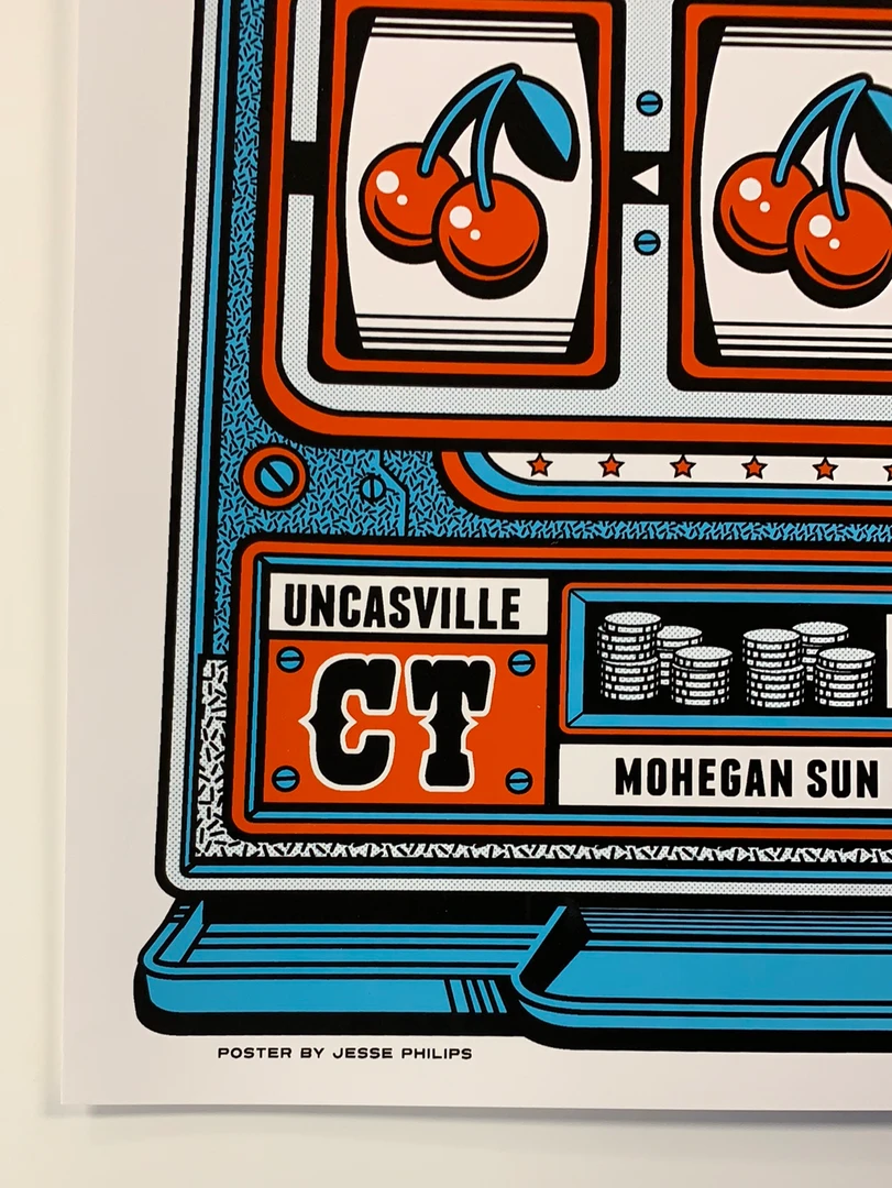 Kings Of Leon - 2017 Jesse Philips Poster Uncasville, CT Mohegan Sun Arena