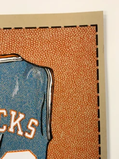 Knicks - 2014 Fugscreens Studios Poster Patrick Ewing Jersey Print