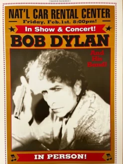 Bob Dylan - 2002 Geoff Gans Poster Sunrise, FL
