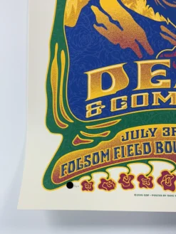 Dead & Company - 2016 Dave Hunter Poster Boulder, CO 7/3 Summer Tour Colorado