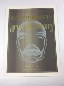 Igor Stravinsky's Rite Of Spring - 2013 Dan MacAdam Crosshair Poster Chicago, IL