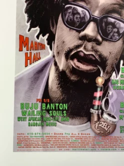 Martin Travers MHP 99 Wailing Souls - 2000 Poster Maritime Hall San Fran 1st