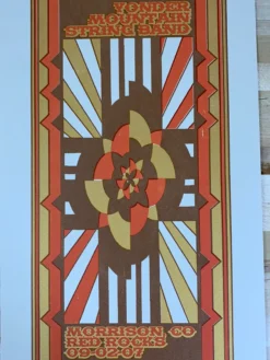 Yonder Mountain String Band - 2007 Tripp Poster Red Rocks Morrison, CO