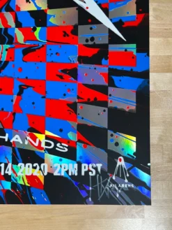 Metallica - 2020 Kii Arens Poster All Within My Hands Live FOIL Foil Posters