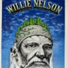 Willie Nelson - 2006 Emek Gan Poster Santa Cruz, CA Catalyst