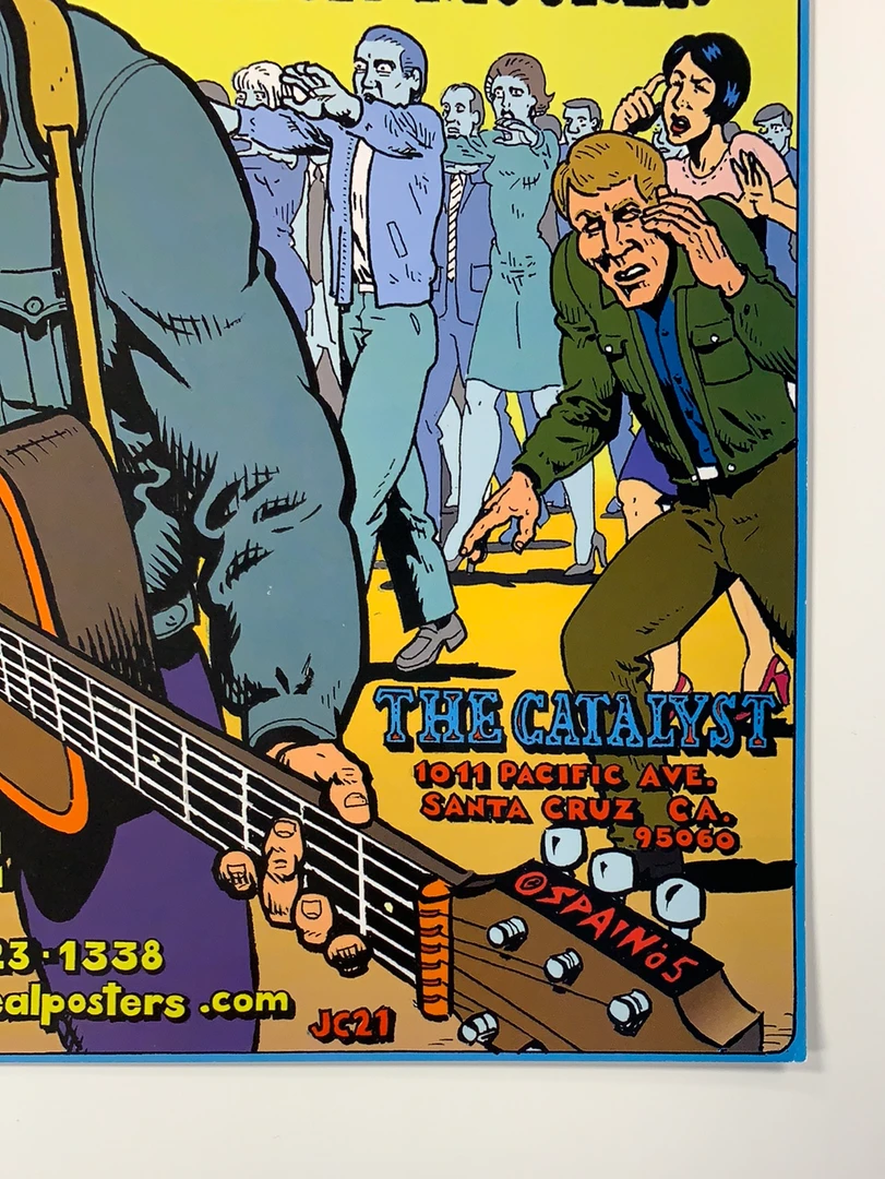 Gig Posters Steve Earle - 2005 Spain Rodriguez Poster Santa Cruz, CA