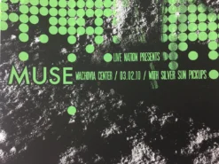 Muse - 2010 Todd Slater Poster Philadelphia, PA Wachovia Center Gig Posters