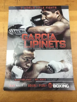 Sold Out Posters Boxing - 2018 Garcia Vs Lipinets Barthelemy Vs Relikh II