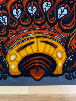 Widespread Panic - 2010 Jeff Wood Poster Red Rocks Morrison, CO Colorado