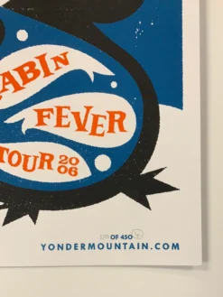 Decoder Ring Design Concern Yonder Mountain String Band - 2006 Decoder Ring Poster Cabin Fever Tour