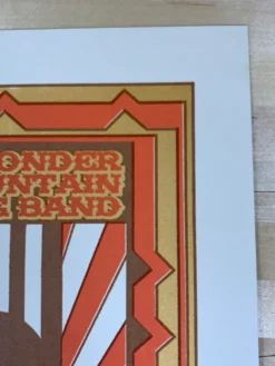 Yonder Mountain String Band - 2007 Tripp Poster Red Rocks Morrison, CO